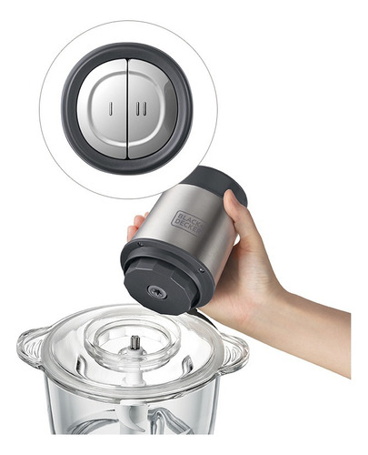 Mini Processador De Alimentos Mp300g Blackdecker 2l - 127v