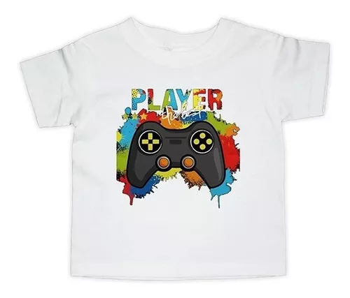 Playera Regalo Para Dia Del Niño Player Videojuegos Gamer