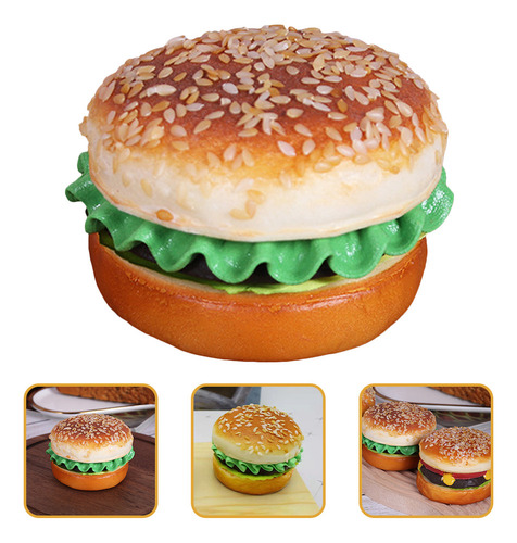 Comida Artificial Modelo Hamburguesa Simulada Con Hot Dog
