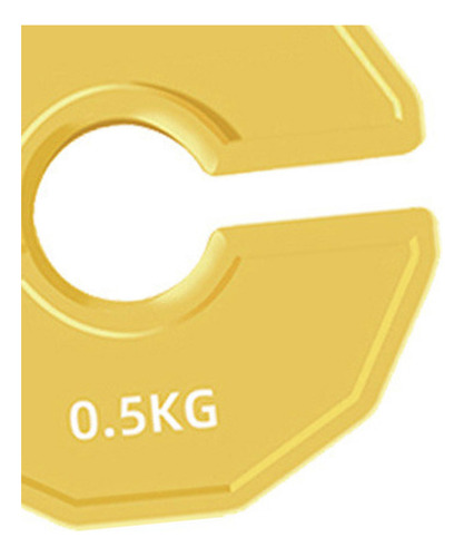 Suministros De Gimnasia Con Mancuernas Con 0,5 Kg Amarillo