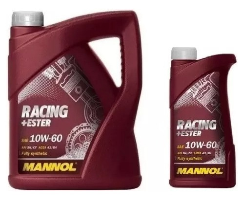 Aceite Mannol 10w60 Racing 5l +ester 100% Sintetico Germany
