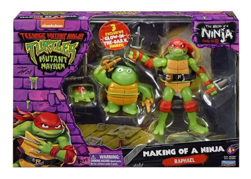 Tortugas Formacion De Un Ninja Brillan En La Oscuridad!!