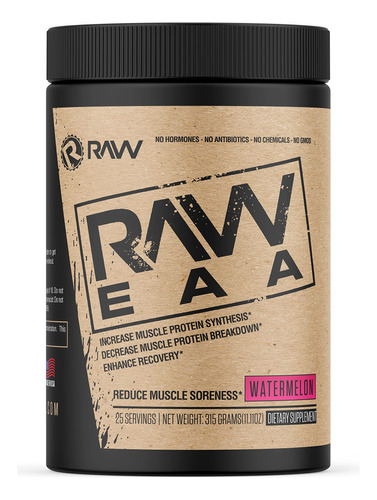 Raw Suplemento En Polvo De Aminoacidos Esenciales Eaa | Maxi