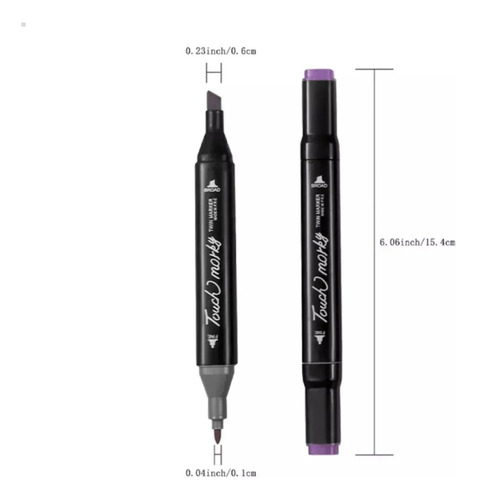 Para Conjunto De Pincéis De Pintura Com Marcador Colorido