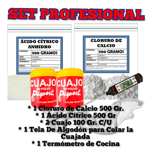 Cuajo Para Hacer Queso 100gr.
