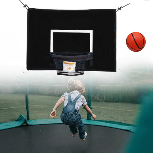 Js Camas Elásticas Aro De Baloncesto Accesorio Negro