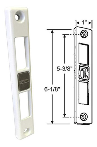 Patio Puerta Keeper Para Dual-point Cerradura Empotrable (