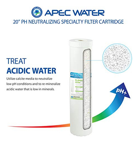 Apec Water Systems Fi-phplus20-bb Apec H+ Alkal Para Toda La