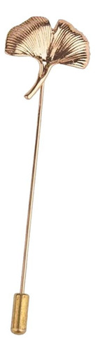 Charm Gingko Leaf Solapa Pin Tie Disfraz Sombrero