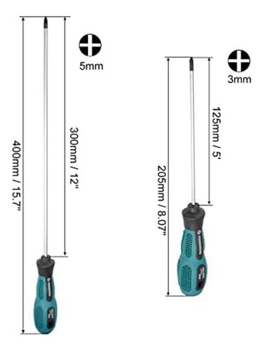 Destornillador Phillips Uxcell 0 5 Pulgadas Y 1 12 Pulgadas