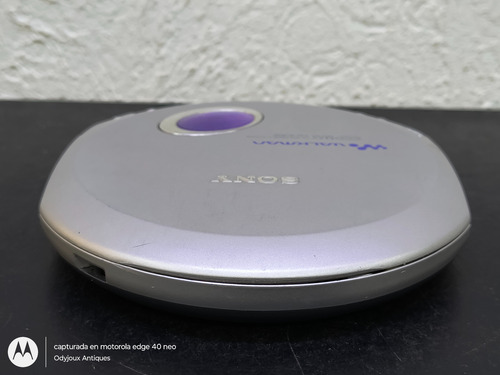 Discman Sony Walkman D-e351sr Portable Cd Player Funcionando Gris (Usado)