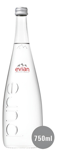 Agua Mineral Natural Sin Gas Evian 750 Ml