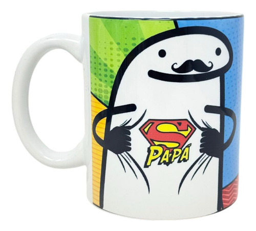 24 Tazas Padre Papá Feliz Dia Surtida Flork Deformitos Meme Multicolor Papá Flork
