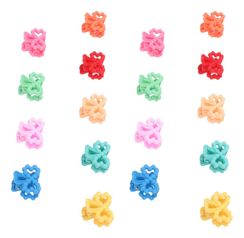 Pinza Para El Pelo Con Forma De Flor Pequeña Y Colorida, 100