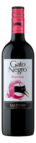 Vinho Tinto Seco Pinot Noir Adega San Pedro Em Garrafa De 750ml Gato Negro