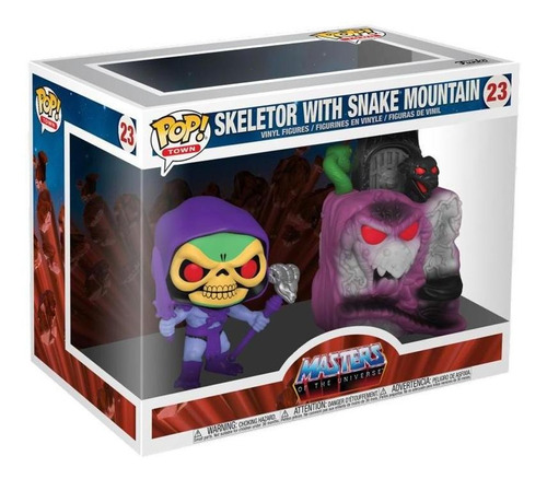 Funko Pop Máster Of Universe Skeletor With Snake Mountain 