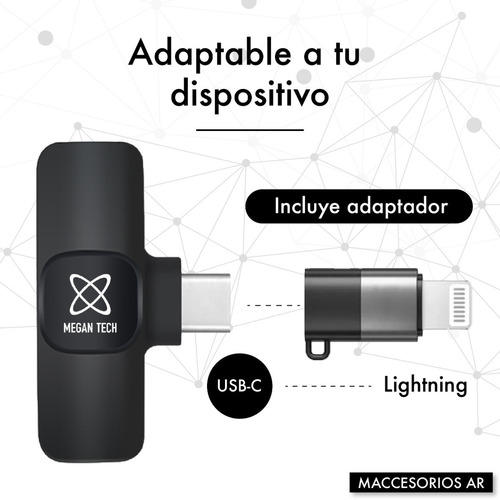 Microfono Corbatero Compatible iPhone Samsung Motorola