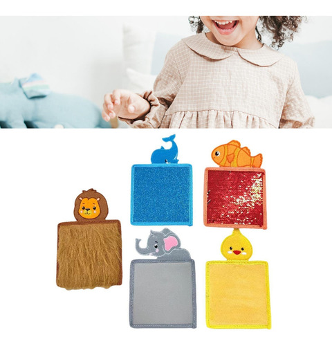 5 Alfombrillas Sensoriales Con Textura Para Niños, Juguetes