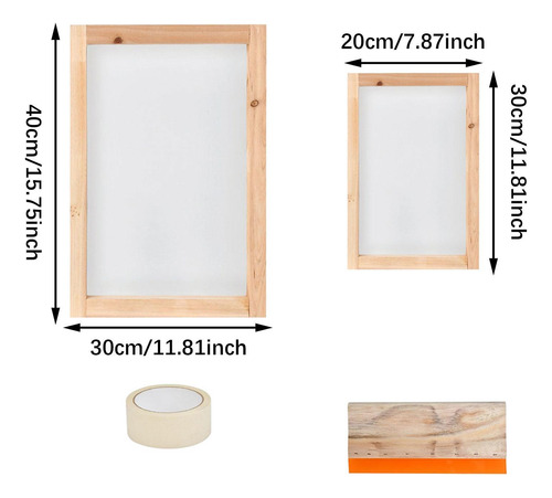 Kit De 4 Piezas De Serigrafía, Suministros Para