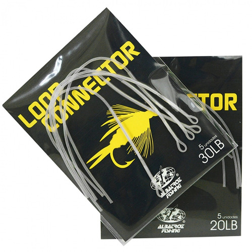 Conector Para Linha De Fly Albatroz Loop Conector 20lbs 