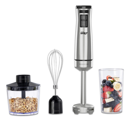 Mixer Portátil 3 Em 1 600w + Moedor De Café 127v Wap