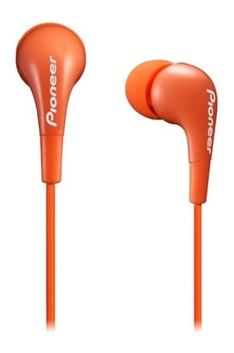 Audífonos In Ear Pioneer Cl502 Color Rojo Color Naranja
