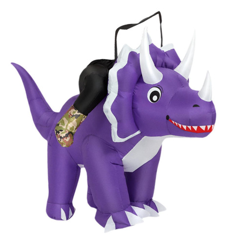 Disfraz De Dinosaurio Inflable Halloween Triceratop Disfraz