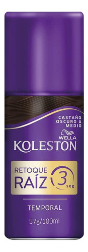 Kit Tintura Wella Professionals  Koleston Retoque de raíz 3 seg tono castaño oscuro a medio para cabello