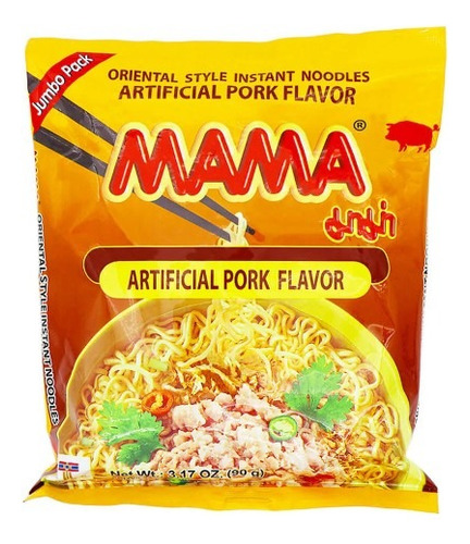 Sopa Instantanea Thai Mama Ramen Pollo Tom Yum Picante 20