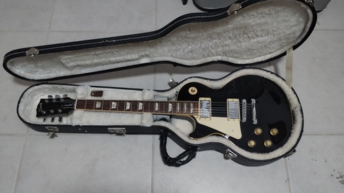 Gibson Les Paul Standard 2009 Zurda Zurdo Negro Palo De Rosa (Usado)