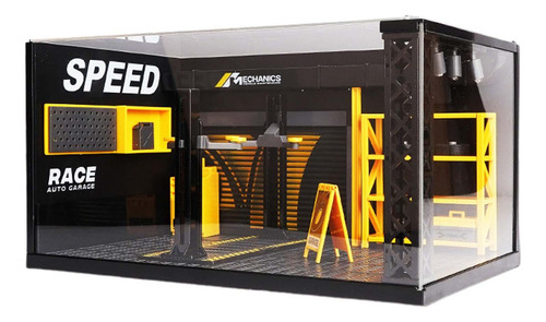 Gww Compatible 1/24 Simulação Garagem Showcase Oficina De
