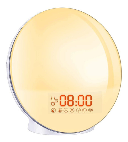 Wake Up Light, Reloj Despertador De Simulación De Aman...