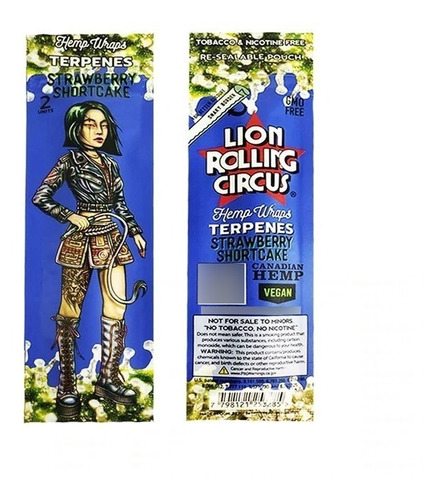 Papel Hemp Wraps Terpenos Varios / Lion Rolling Circus