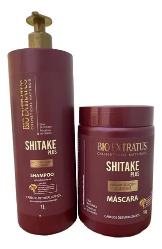 Kit 1 Shampoo 1 Banho Creme Limpeza Nutrit. Shitake 1l K7953 Kit 1 Shampoo 1 Banho Creme Limpeza Nutrit. Shitake 1l K7953