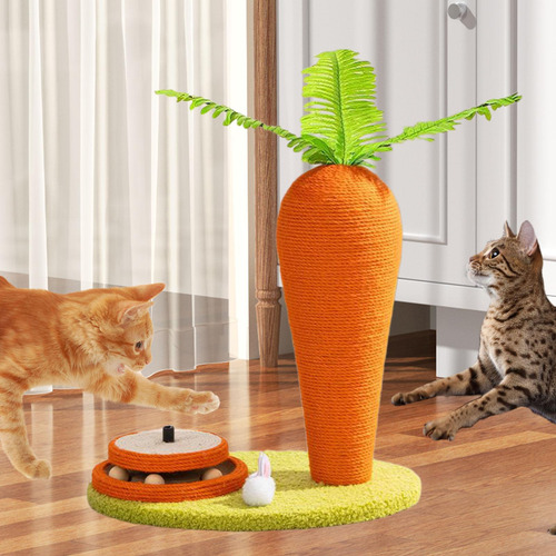 Gato Arranhando Placa Placa De Cenoura Forma Suprimentos
