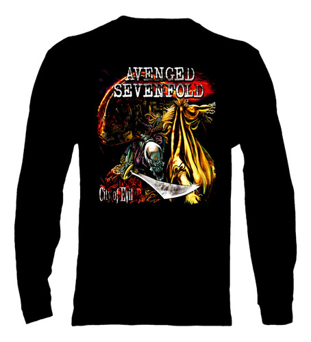 Polera Manga Larga Avenged Sevenfold - City Of Evil - Ver 06