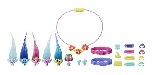 Set Hasbro Trolls World Tour 6 Personajes Poppy Ramón Etc