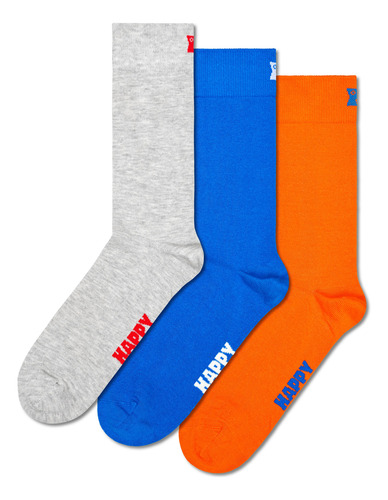 Pack De 3 Calcetines Happy Socks Multicolor Multicolor Rayas 26 Cm - 30 Cm Del Pie