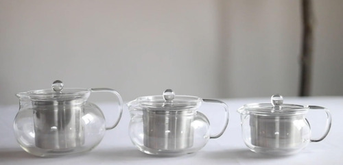 Teabloom Kioto 2 En 1 Fabricante De Té: Tetera De Vidrio Res