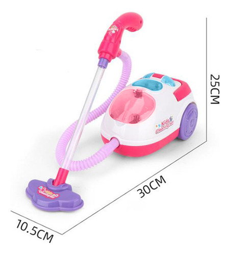 Set De Juguetes De Limpieza Para Niñas Con Aspiradora A