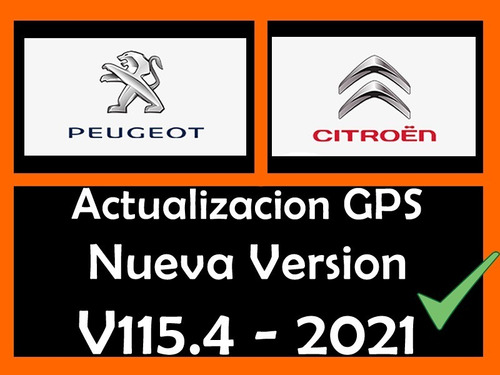 Actualización Gps Peugeot 208 2008 Mapas  Pois Mapas Nuevos