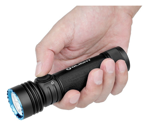Linterna Olight Seeker 4 Pro - 4600 Lumens Blanco Negro
