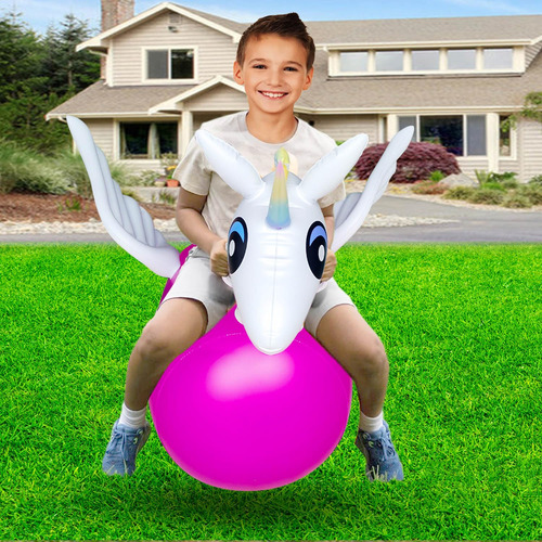Juguete Inflable Para Niños Animal De Salto 220 Lbs Color