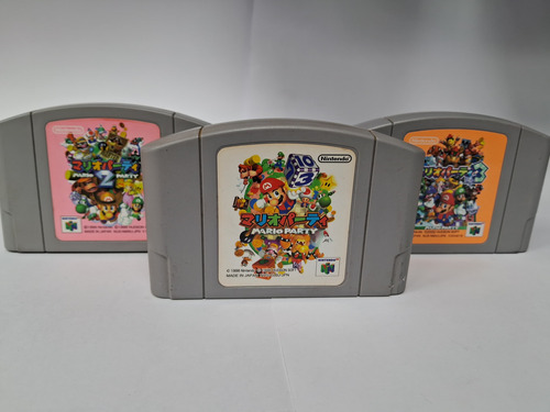 Mario Party Pack Nintendo 64 Japones 3 Juegos