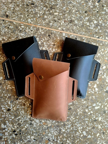 Funda Estuche Fabricado En Cuero Para Teléfono Samsung Apple