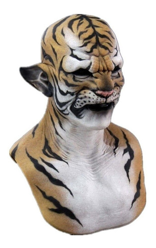 Máscara Terrorífica Con Forma De Tigre Aterrador, Halloween,