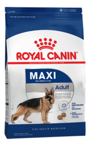 Alimento Royal Canin Size Health Nutrition Maxi Adult para cão adulto de raça grande sabor mix em sacola de 15kg