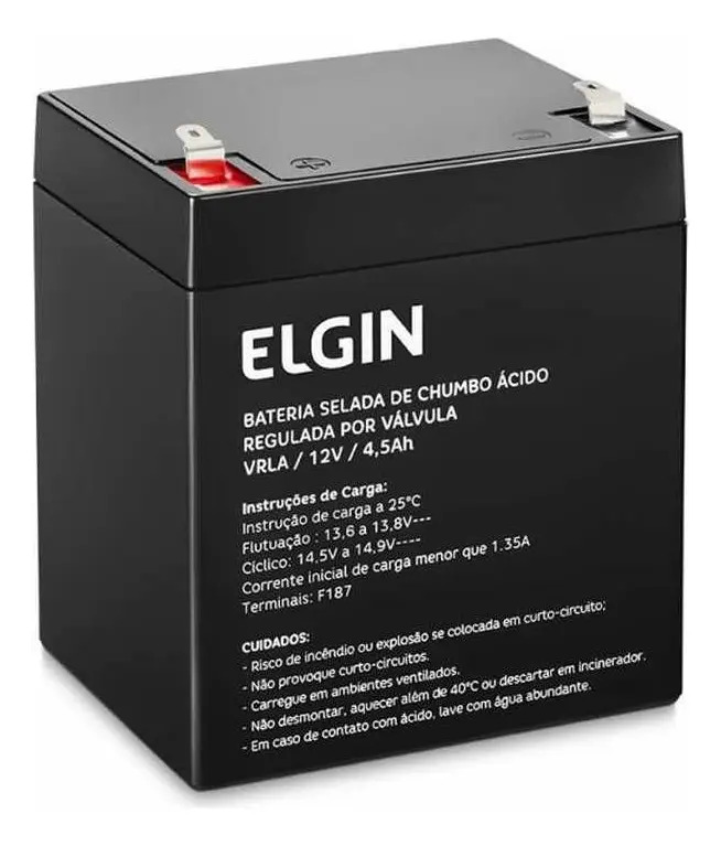 Bateria Selada 12v Chumbo Vrla 4,5ah