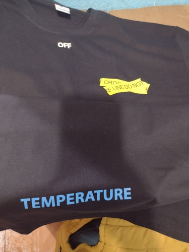 Playera Off White Temperature Moda