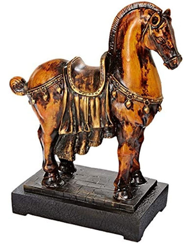 Diseño Toscano Los Emperadores Tang Caballo Escultura